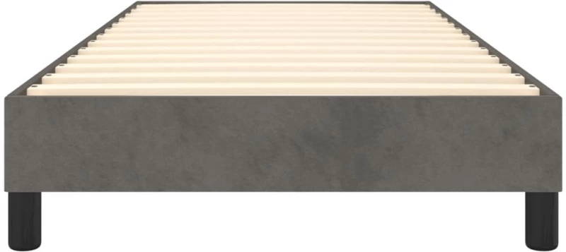 ΠΛΑΙΣΙΟ ΚΡΕΒΑΤΙΟΥ BOXSPRING ΣΚΟΥΡΟ ΓΚΡΙ 90X190 ΕΚ. ΒΕΛΟΥΔΙΝΟ 3120743