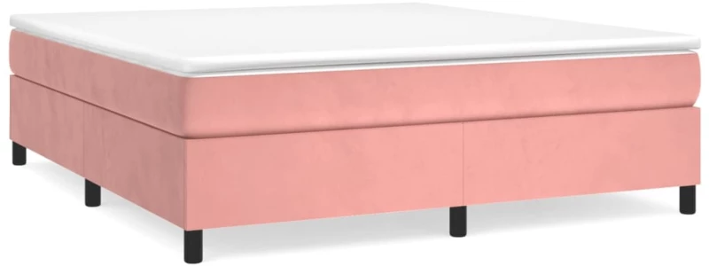 ΚΡΕΒΑΤΙ BOXSPRING ΜΕ ΣΤΡΩΜΑ ΡΟΖ 180X200 ΕΚ. ΒΕΛΟΥΔΙΝΟ 3144698