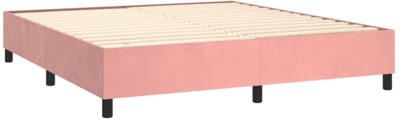 ΚΡΕΒΑΤΙ BOXSPRING ΜΕ ΣΤΡΩΜΑ ΡΟΖ 180X200 ΕΚ. ΒΕΛΟΥΔΙΝΟ 3144698