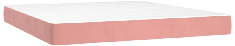 ΚΡΕΒΑΤΙ BOXSPRING ΜΕ ΣΤΡΩΜΑ ΡΟΖ 180X200 ΕΚ. ΒΕΛΟΥΔΙΝΟ 3144698