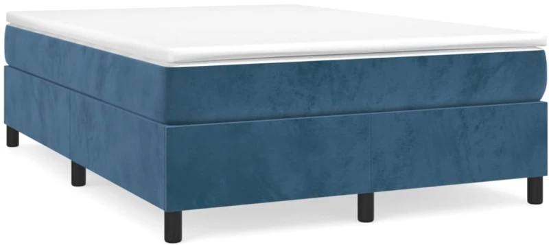 ΚΡΕΒΑΤΙ BOXSPRING ΜΕ ΣΤΡΩΜΑ ΣΚΟΥΡΟ ΜΠΛΕ 140X200 ΕΚ. ΒΕΛΟΥΔΙΝΟ 3144685