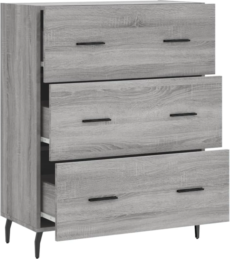 ΝΤΟΥΛΑΠΙ ΓΚΡΙ SONOMA 69,5 X 34 X 90 ΕΚ. ΑΠΟ ΕΠΕΞΕΡΓΑΣΜΕΝΟ ΞΥΛΟ 827874