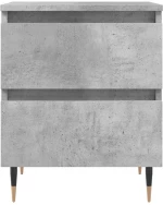 ΚΟΜΟΔΙΝΑ 2 ΤΕΜ. ΓΚΡΙ ΣΚΥΡΟΔ. 40X35X50 ΕΚ. ΕΠΕΞΕΡΓΑΣΜΕΝΟ ΞΥΛΟ 826869