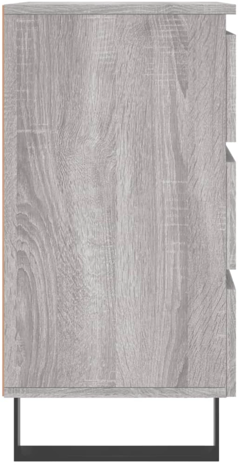ΚΟΜΟΔΙΝΑ 2 ΤΕΜ. ΓΚΡΙ SONOMA 40X35X69 ΕΚ. ΑΠΟ ΕΠΕΞΕΡΓΑΣΜΕΝΟ ΞΥΛΟ 826953