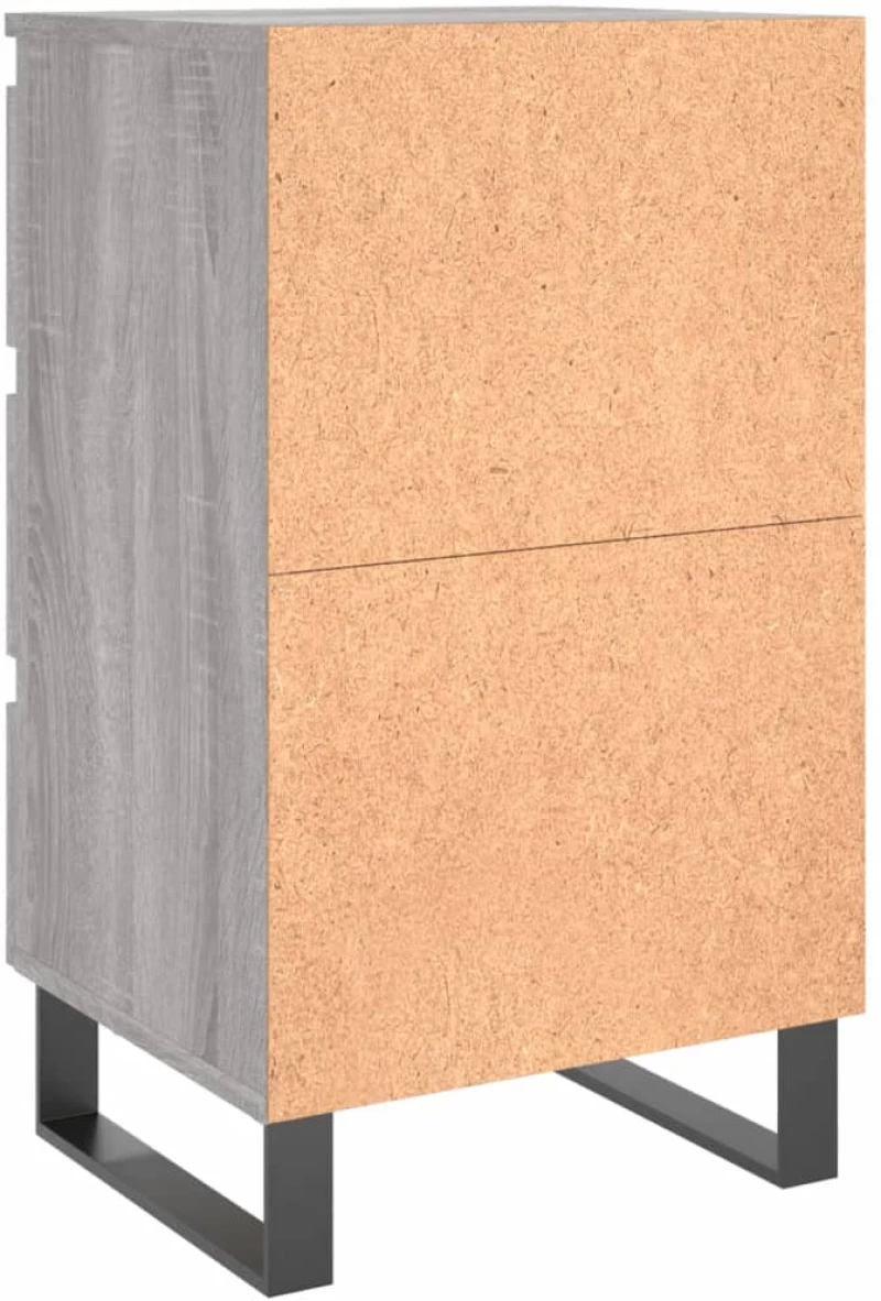 ΚΟΜΟΔΙΝΑ 2 ΤΕΜ. ΓΚΡΙ SONOMA 40X35X69 ΕΚ. ΑΠΟ ΕΠΕΞΕΡΓΑΣΜΕΝΟ ΞΥΛΟ 826953