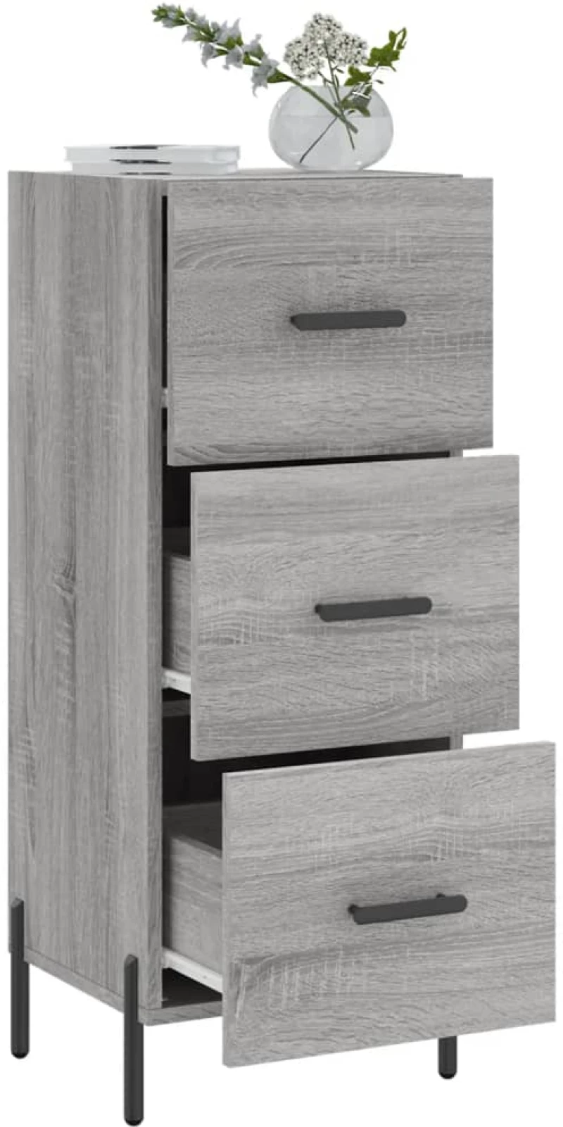 ΝΤΟΥΛΑΠΙ ΓΚΡΙ SONOMA 34,5X34X90 ΕΚ. ΑΠΟ ΕΠΕΞΕΡΓΑΣΜΕΝΟ ΞΥΛΟ 828618
