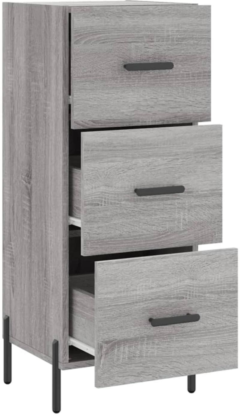 ΝΤΟΥΛΑΠΙ ΓΚΡΙ SONOMA 34,5X34X90 ΕΚ. ΑΠΟ ΕΠΕΞΕΡΓΑΣΜΕΝΟ ΞΥΛΟ 828618