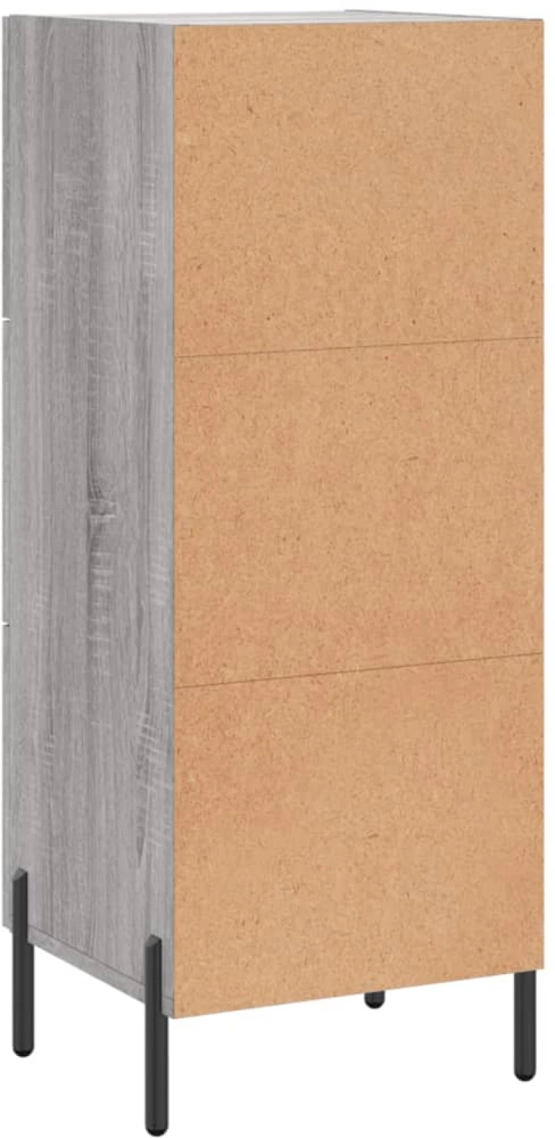 ΝΤΟΥΛΑΠΙ ΓΚΡΙ SONOMA 34,5X34X90 ΕΚ. ΑΠΟ ΕΠΕΞΕΡΓΑΣΜΕΝΟ ΞΥΛΟ 828618