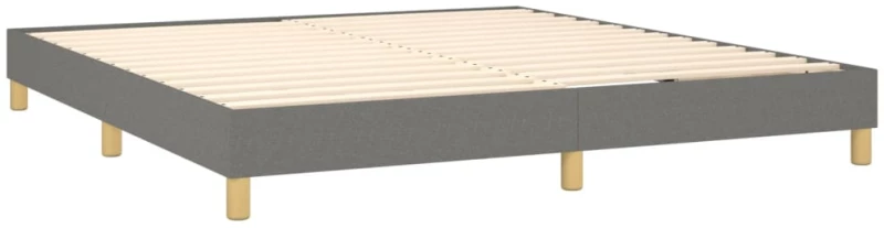 ΚΡΕΒΑΤΙ BOXSPRING ΜΕ ΣΤΡΩΜΑ ΣΚΟΥΡΟ ΓΚΡΙ 180X200 ΕΚ ΥΦΑΣΜΑΤΙΝ 3126822