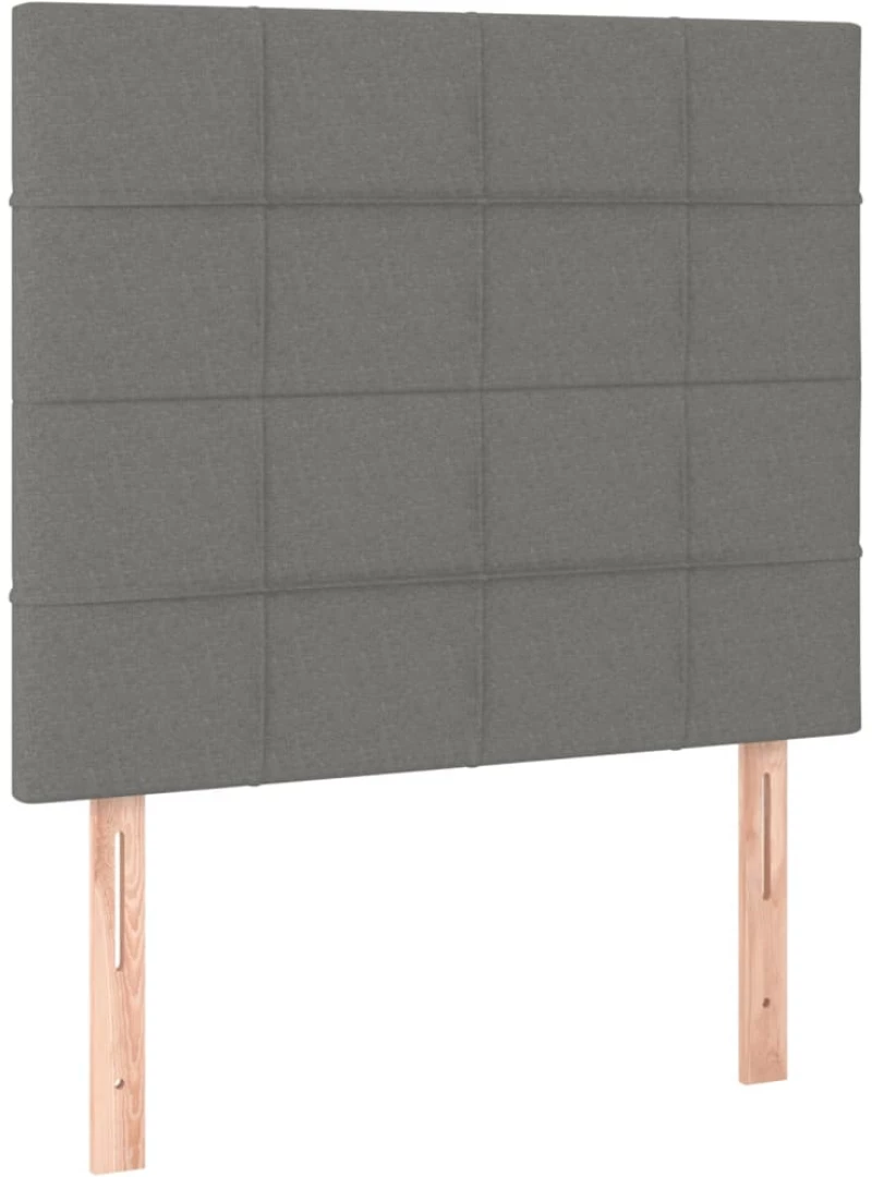 ΚΡΕΒΑΤΙ BOXSPRING ΜΕ ΣΤΡΩΜΑ ΣΚΟΥΡΟ ΓΚΡΙ 90X200 ΕΚ. ΥΦΑΣΜΑΤΙΝΟ 3128494