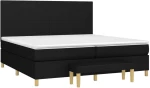 ΚΡΕΒΑΤΙ BOXSPRING ΜΕ ΣΤΡΩΜΑ ΜΑΥΡΟ 200X200 ΕΚ. ΥΦΑΣΜΑΤΙΝΟ 3137023