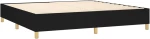 ΚΡΕΒΑΤΙ BOXSPRING ΜΕ ΣΤΡΩΜΑ ΜΑΥΡΟ 200X200 ΕΚ. ΥΦΑΣΜΑΤΙΝΟ 3137023