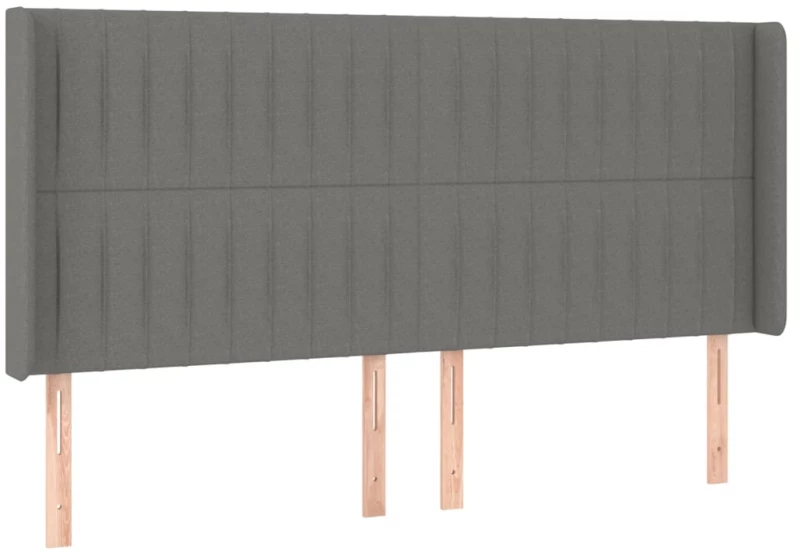 ΚΡΕΒΑΤΙ BOXSPRING ΜΕ ΣΤΡΩΜΑ & LED ΣΚ.ΓΚΡΙ 180X200 ΕΚ ΥΦΑΣΜΑΤΙΝΟ 3139054