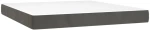 ΚΡΕΒΑΤΙ BOXSPRING ΜΕ ΣΤΡΩΜΑ ΣΚΟΥΡΟ ΓΚΡΙ 180X200 ΕΚ. ΒΕΛΟΥΔΙΝΟ 3143158