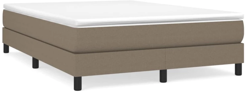 ΚΡΕΒΑΤΙ BOXSPRING ΜΕ ΣΤΡΩΜΑ TAUPE 140X200 ΕΚ. ΥΦΑΣΜΑΤΙΝΟ 3144081
