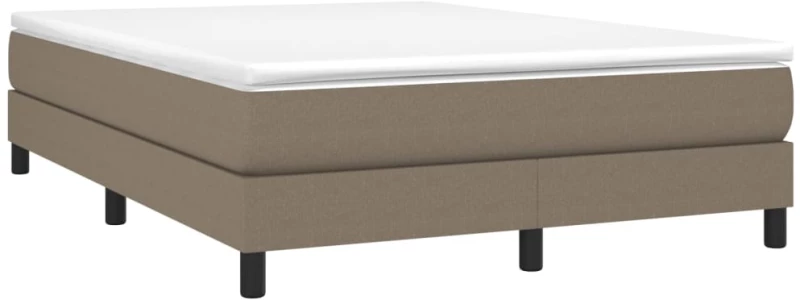 ΚΡΕΒΑΤΙ BOXSPRING ΜΕ ΣΤΡΩΜΑ TAUPE 140X200 ΕΚ. ΥΦΑΣΜΑΤΙΝΟ 3144081