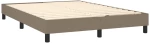 ΚΡΕΒΑΤΙ BOXSPRING ΜΕ ΣΤΡΩΜΑ TAUPE 140X200 ΕΚ. ΥΦΑΣΜΑΤΙΝΟ 3144081