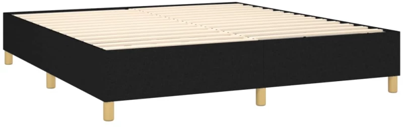 ΚΡΕΒΑΤΙ BOXSPRING ΜΕ ΣΤΡΩΜΑ & LED ΜΑΥΡΟ 180X200 ΕΚ. ΥΦΑΣΜΑΤΙΝΟ 3135615