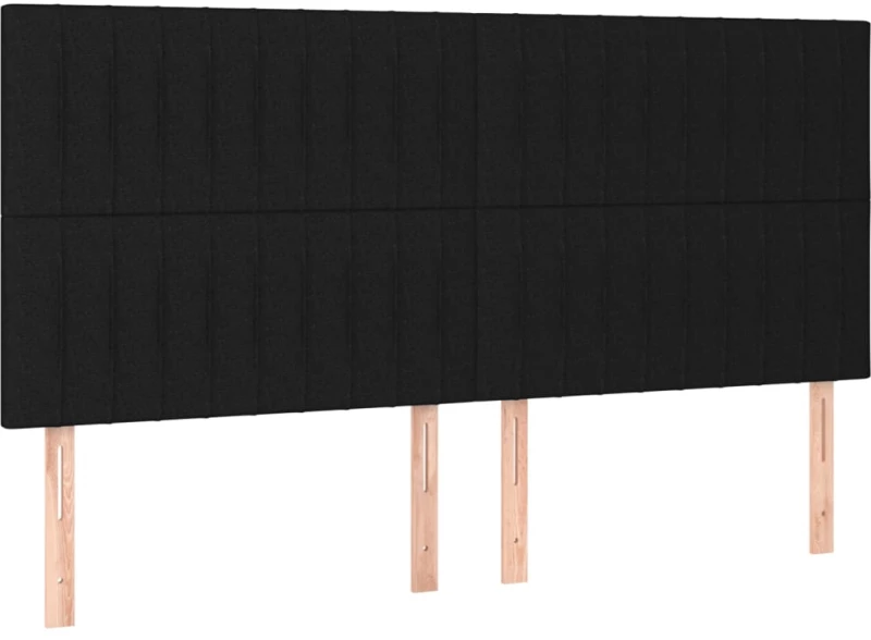 ΚΡΕΒΑΤΙ BOXSPRING ΜΕ ΣΤΡΩΜΑ & LED ΜΑΥΡΟ 180X200 ΕΚ. ΥΦΑΣΜΑΤΙΝΟ 3135615