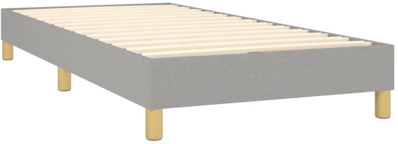 ΚΡΕΒΑΤΙ BOXSPRING ΜΕ ΣΤΡΩΜΑ ΑΝΟΙΧΤΟ ΓΚΡΙ 80X200 ΕΚ. ΥΦΑΣΜΑΤΙΝΟ 3126837