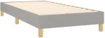 ΚΡΕΒΑΤΙ BOXSPRING ΜΕ ΣΤΡΩΜΑ ΑΝΟΙΧΤΟ ΓΚΡΙ 80X200 ΕΚ. ΥΦΑΣΜΑΤΙΝΟ 3126837
