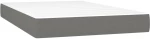 ΚΡΕΒΑΤΙ BOXSPRING ΜΕ ΣΤΡΩΜΑ ΣΚΟΥΡΟ ΓΚΡΙ 120X200 ΕΚ. ΥΦΑΣΜΑΤΙΝΟ 3141602