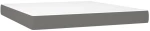 ΚΡΕΒΑΤΙ BOXSPRING ΜΕ ΣΤΡΩΜΑ ΣΚΟΥΡΟ ΓΚΡΙ 180X200 ΕΚ ΥΦΑΣΜΑΤΙΝ 3126102