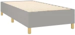 ΚΡΕΒΑΤΙ BOXSPRING ΜΕ ΣΤΡΩΜΑ ΑΝΟΙΧΤΟ ΓΚΡΙ 80X200 ΕΚ. ΥΦΑΣΜΑΤΙΝΟ 3128717