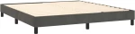 ΚΡΕΒΑΤΙ BOXSPRING ΜΕ ΣΤΡΩΜΑ ΣΚΟΥΡΟ ΓΚΡΙ 160X200 ΕΚ. ΒΕΛΟΥΔΙΝΟ 3131148
