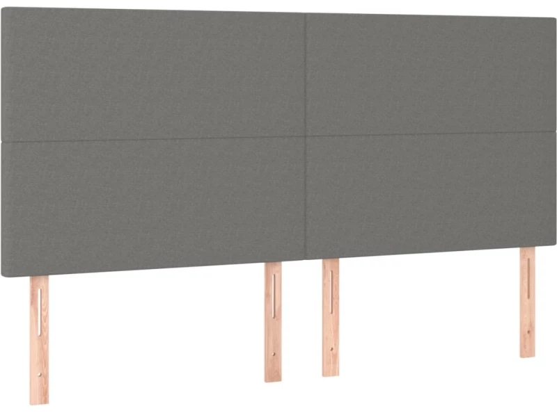 ΚΡΕΒΑΤΙ BOXSPRING ΜΕ ΣΤΡΩΜΑ & LED ΣΚ.ΓΚΡΙ 180X200 ΕΚ ΥΦΑΣΜΑΤΙΝΟ 3134734
