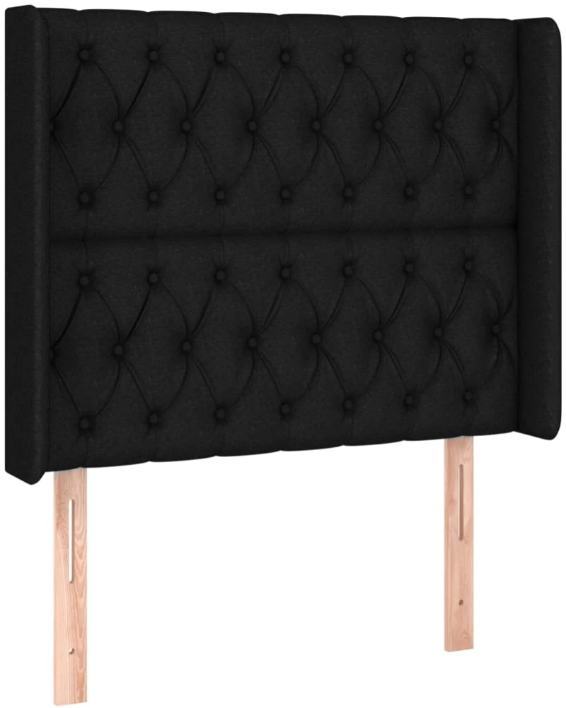 ΚΡΕΒΑΤΙ BOXSPRING ΜΕ ΣΤΡΩΜΑ & LED ΜΑΥΡΟ 100X200 ΕΚ. ΥΦΑΣΜΑΤΙΝΟ 3139095