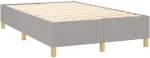 ΚΡΕΒΑΤΙ BOXSPRING ΜΕ ΣΤΡΩΜΑ ΑΝΟΙΧΤΟ ΓΚΡΙ 120X200 ΕΚ. ΥΦΑΣΜΑΤΙΝΟ 3142561