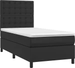 ΚΡΕΒΑΤΙ BOXSPRING ΜΕ ΣΤΡΩΜΑ ΜΑΥΡΟ 90X200ΕΚ. ΑΠΟ ΣΥΝΘΕΤΙΚΟ ΔΕΡΜΑ 3142821