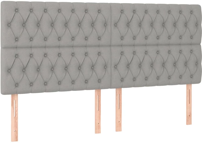 ΚΡΕΒΑΤΙ BOXSPRING ΜΕ ΣΤΡΩΜΑ ΑΝΟΙΧΤΟ ΓΚΡΙ 180X200 ΕΚ. ΥΦΑΣΜΑΤΙΝΟ 3132249