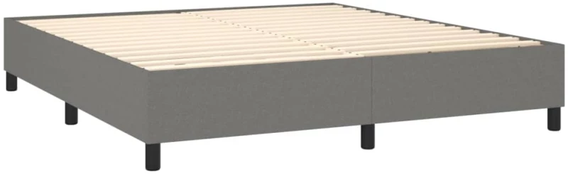 ΚΡΕΒΑΤΙ BOXSPRING ΜΕ ΣΤΡΩΜΑ ΣΚΟΥΡΟ ΓΚΡΙ 180X200 ΕΚ ΥΦΑΣΜΑΤΙΝ 3136854