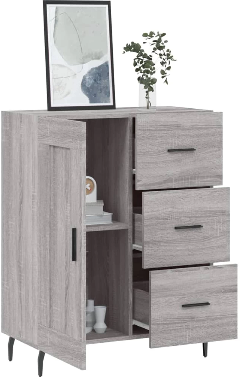 ΝΤΟΥΛΑΠΙ ΓΚΡΙ SONOMA 69,5 X 34 X 90 ΕΚ. ΑΠΟ ΕΠΕΞΕΡΓΑΣΜΕΝΟ ΞΥΛΟ 830282