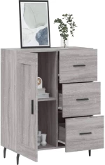 ΝΤΟΥΛΑΠΙ ΓΚΡΙ SONOMA 69,5 X 34 X 90 ΕΚ. ΑΠΟ ΕΠΕΞΕΡΓΑΣΜΕΝΟ ΞΥΛΟ 830282