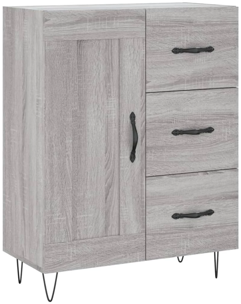 ΝΤΟΥΛΑΠΙ ΓΚΡΙ SONOMA 69,5 X 34 X 90 ΕΚ. ΑΠΟ ΕΠΕΞΕΡΓΑΣΜΕΝΟ ΞΥΛΟ 830258