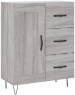 ΝΤΟΥΛΑΠΙ ΓΚΡΙ SONOMA 69,5 X 34 X 90 ΕΚ. ΑΠΟ ΕΠΕΞΕΡΓΑΣΜΕΝΟ ΞΥΛΟ 830258