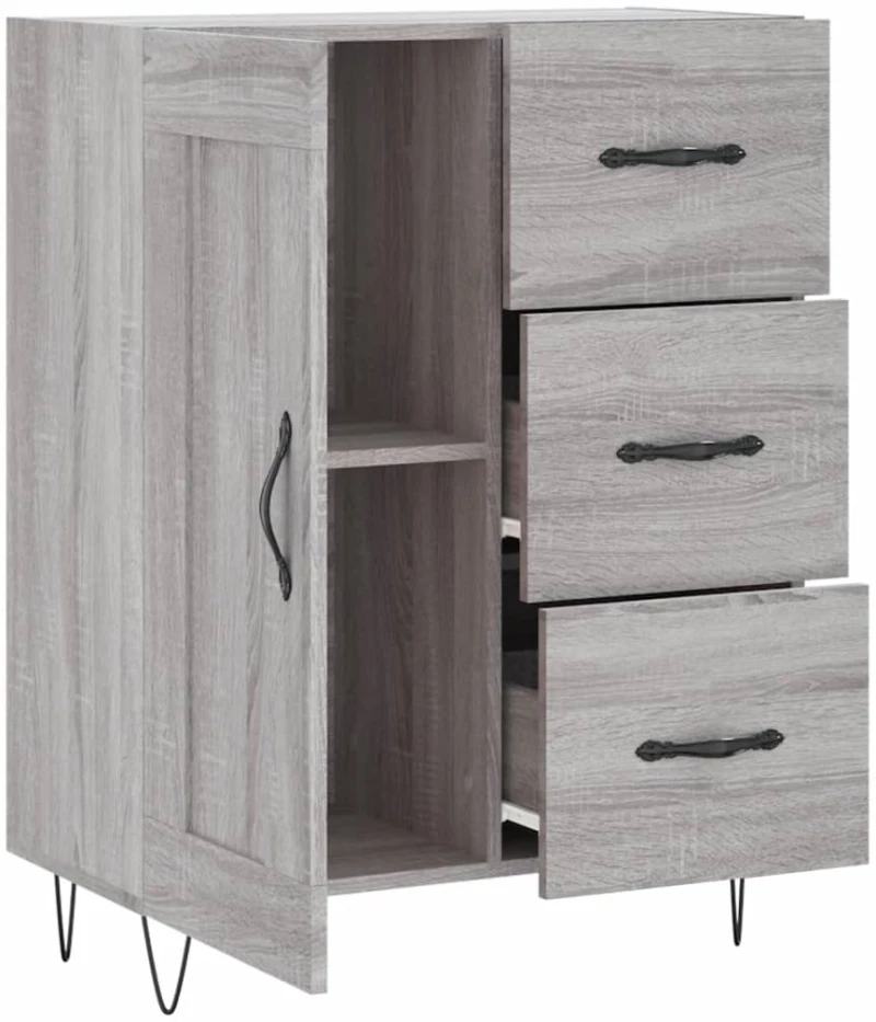 ΝΤΟΥΛΑΠΙ ΓΚΡΙ SONOMA 69,5 X 34 X 90 ΕΚ. ΑΠΟ ΕΠΕΞΕΡΓΑΣΜΕΝΟ ΞΥΛΟ 830258