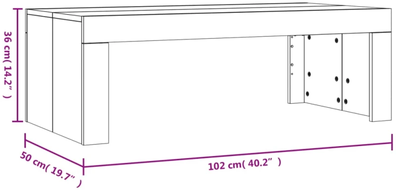 ΤΡΑΠΕΖΑΚΙ ΣΑΛΟΝΙΟΥ ΜΑΥΡΟ 102 X 50 X 36 ΕΚ. ΕΠΕΞΕΡΓΑΣΜΕΝΟ ΞΥΛΟ 823367
