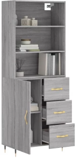 ΝΤΟΥΛΑΠΙ ΓΚΡΙ SONOMA 69,5 X 34 X 180 ΕΚ. ΕΠΕΞΕΡΓΑΣΜΕΝΟ ΞΥΛΟ 3189427