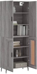 ΝΤΟΥΛΑΠΙ ΓΚΡΙ SONOMA 69,5 X 34 X 180 ΕΚ. ΕΠΕΞΕΡΓΑΣΜΕΝΟ ΞΥΛΟ 3195809