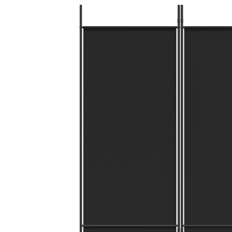 ΔΙΑΧΩΡΙΣΤΙΚΟ ΔΩΜΑΤΙΟΥ ΜΕ 3 ΠΑΝΕΛ ΜΑΥΡΟ 150X220 ΕΚ. ΑΠΟ ΎΦΑΣΜΑ 350197