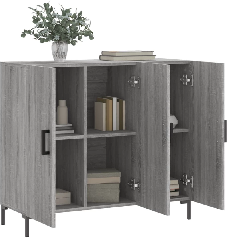 ΝΤΟΥΛΑΠΙ ΓΚΡΙ SONOMA 90 X 34 X 80 ΕΚ. ΑΠΟ ΕΠΕΞΕΡΓΑΣΜΕΝΟ ΞΥΛΟ 828114