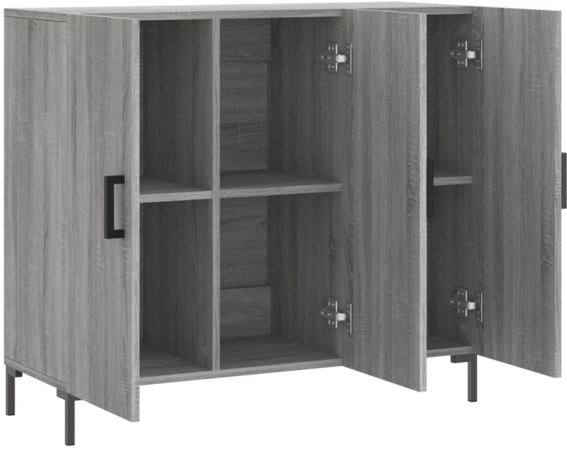 ΝΤΟΥΛΑΠΙ ΓΚΡΙ SONOMA 90 X 34 X 80 ΕΚ. ΑΠΟ ΕΠΕΞΕΡΓΑΣΜΕΝΟ ΞΥΛΟ 828114