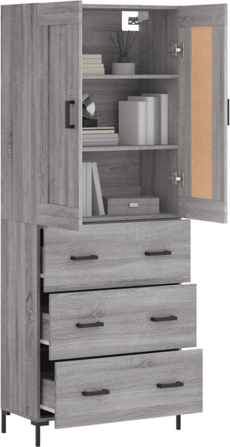 ΝΤΟΥΛΑΠΙ ΓΚΡΙ SONOMA 69,5 X 34 X 180 ΕΚ. ΕΠΕΞΕΡΓΑΣΜΕΝΟ ΞΥΛΟ 3199751