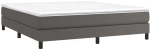 ΠΛΑΙΣΙΟ ΚΡΕΒΑΤΙΟΥ BOXSPRING ΓΚΡΙ 180X200 ΕΚ. ΣΥΝΘΕΤΙΚΟ ΔΕΡΜΑ 3120716