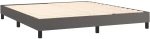 ΠΛΑΙΣΙΟ ΚΡΕΒΑΤΙΟΥ BOXSPRING ΓΚΡΙ 180X200 ΕΚ. ΣΥΝΘΕΤΙΚΟ ΔΕΡΜΑ 3120716