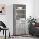 ΝΤΟΥΛΑΠΙ ΓΚΡΙ SONOMA 69,5 X 34 X 180 ΕΚ. ΕΠΕΞΕΡΓΑΣΜΕΝΟ ΞΥΛΟ 3200535